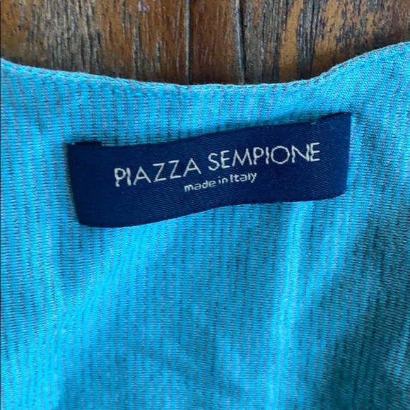 Piazza Sempione cap sleeve striped shell top - Picture 3 of 5